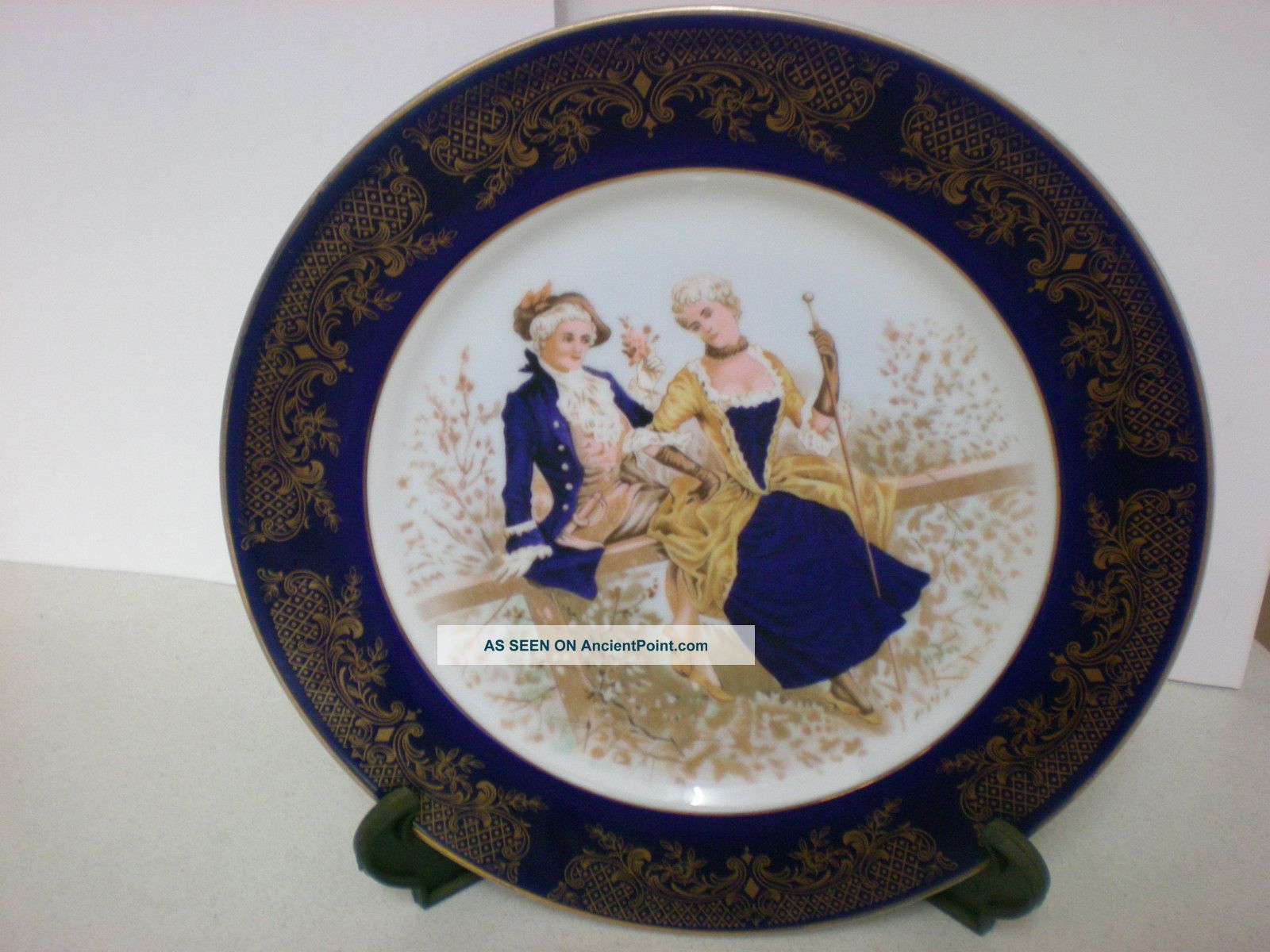 Decorative Plate.  Cobalt.  Japan Plates & Chargers photo
