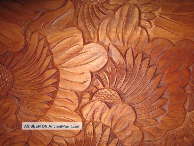 Old Handcarved Tray Excellent 17,  5 