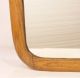 Antique Oak Framed Mirror Old Beauty Large Mirrors photo 3