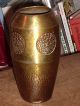 Wmf Art Nouveau Hammered Brass Vase 88 6 ½” Metalware photo 1