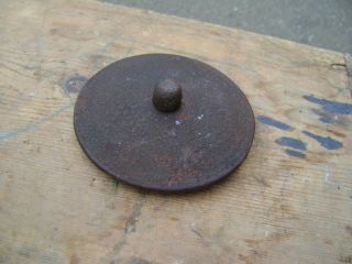 Useful Small Size Cast Iron Older Lid photo