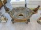 Antique Cast Iron Statues,  Vases,  Candleholders & Fountain 7 Pieces Metalware photo 2