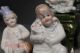 4 Germany Porcelain Antique Figurines Miniatures Pink Pig Boy Girl Shelf Sitters Figurines photo 1