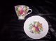 Vintage,  Clarence,  Made In England,  Bone China,  Cup And Saucer With Diff Fruit Cups & Saucers photo 2