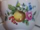 Antique Meissen Porcelain Duo Coffee Cup & Saucer Fruit Rose Cross Swords Cups & Saucers photo 5