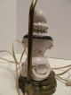 Antique Victorian Colonial Lamp W/ Hand Painted Porcelain Figure Bust Works Lamps photo 3