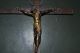Magnific Xvii Century Spanish Crist In Bronze Gold Plated Metalware photo 2