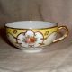 60yr Ardalt Occupied Japan Hand Paint Yellow & Floral Wgold Cup+saucer No Damage Cups & Saucers photo 2