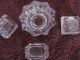 Estate Antique Crystal Salt Dippers - Grouping Of (4) Salt & Pepper Shakers photo 1