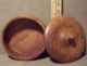 Extra Hand Crafted / Tooled Hard Wood Round Covered Shaving Soap Bowl Bowls photo 10