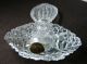 A Morlee Creation Made In U.  S.  A.  Vintage Pressed Glass Perfume Bottle Usa Perfume Bottles photo 2