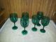 Carnival Glass Pitcher With Set Of 6 Green Glasses Pitchers photo 1