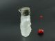 Vintage Miniature Glass Bottle For Perfume Decorated With Flowers, Perfume Bottles photo 2