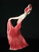 Antique Porcelain Art Deco Flapper Lady Dancer Figurine Half Doll Rel Figure Figurines photo 1