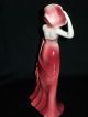 Antique Porcelain Art Deco Flapper Lady Dancer Figurine Half Doll Rel Figure Figurines photo 4
