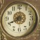 Antique Victorian Figural Clock – Lady At Garden Gate Rare Decorative Clocks photo 4