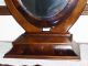Antique Ornate Large Wood Oval Stand Up Mirror With Jewelry Box Mirrors photo 4