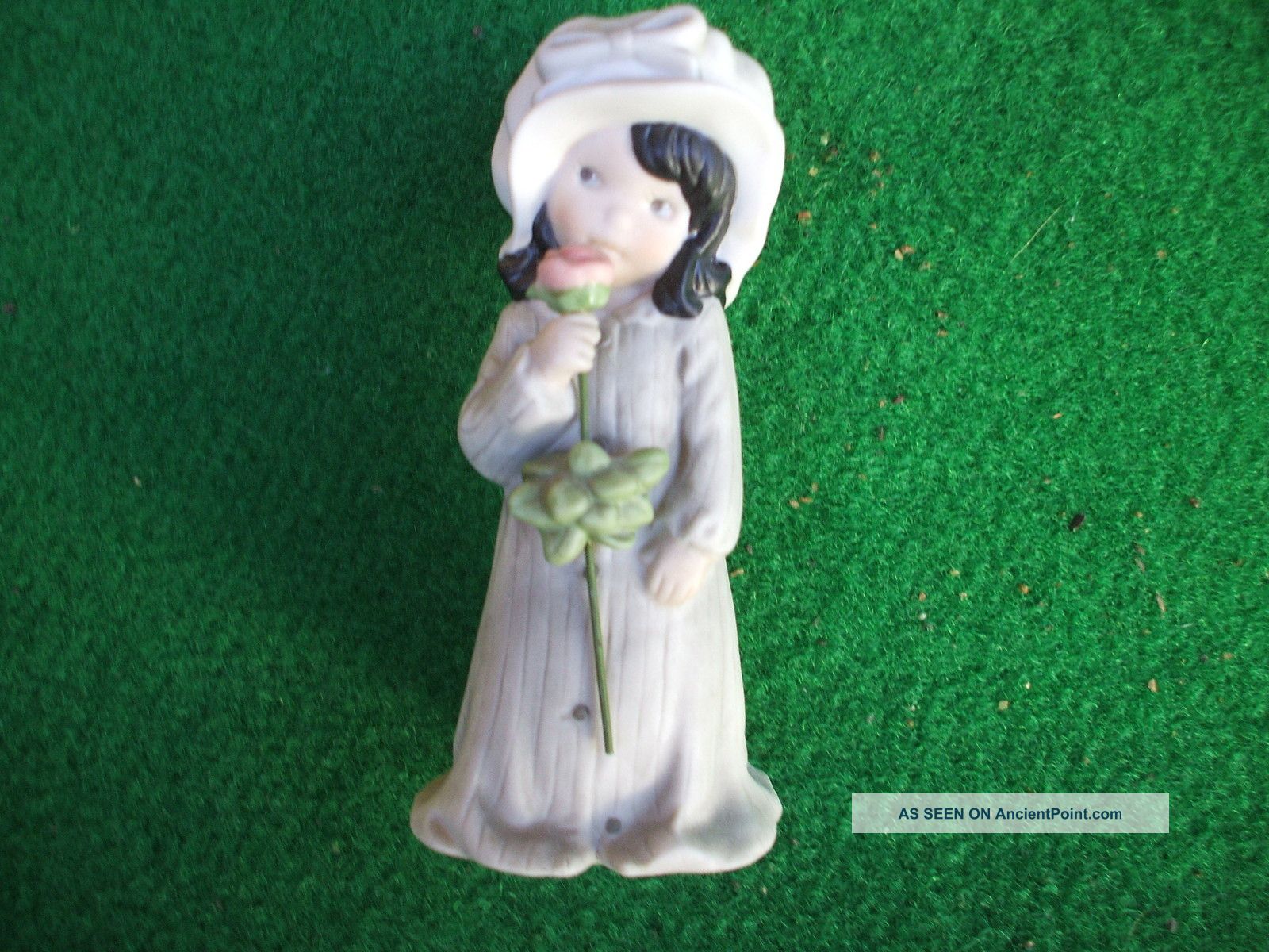 1999 Ceramic Girl W/ Rose From Alaska Momma Other photo