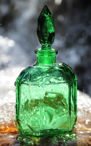 Green Royal Luxury Square Perfume Bottle,  Last 3 Items In My Collection photo
