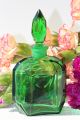 Green Royal Luxury Square Perfume Bottle,  Last 3 Items In My Collection Perfume Bottles photo 2