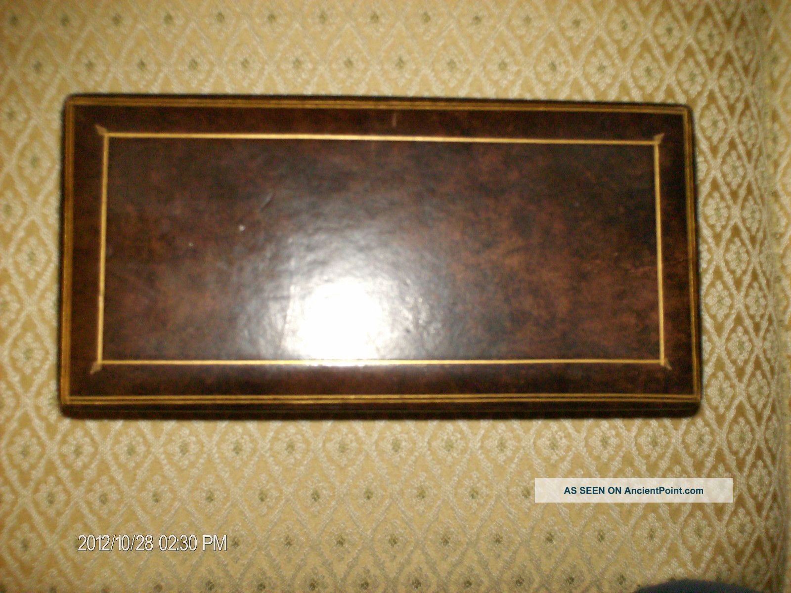 Corynthian Leather Playing Card Box Boxes photo