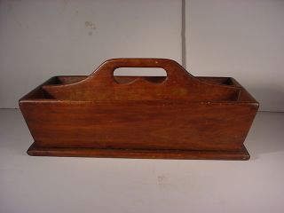 Antique Knife Box/carrier - Patina And Form - Folk Utilitarian photo
