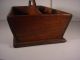 Antique Knife Box/carrier - Patina And Form - Folk Utilitarian Boxes photo 3