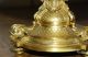 Pr Christofle Gold Gilt Bronze Dolphin Pedestal Footed Bowl Centerpiece Compotes Metalware photo 3