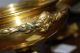 Pr Christofle Gold Gilt Bronze Dolphin Pedestal Footed Bowl Centerpiece Compotes Metalware photo 4