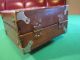 Antique Leather Over Wood Instrument Case / Box Boxes photo 3