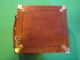 Antique Leather Over Wood Instrument Case / Box Boxes photo 6