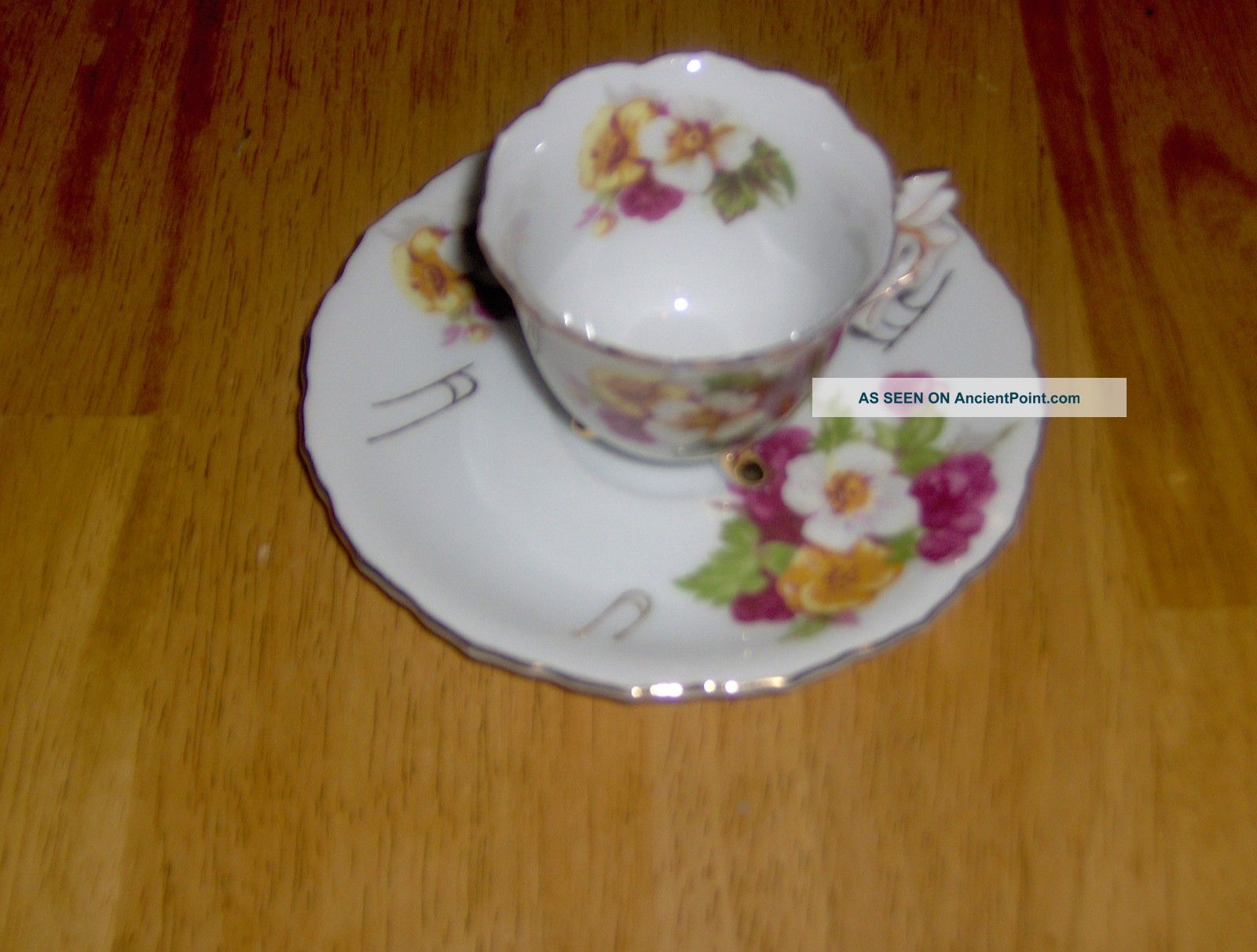 Vintage Floral Cup & Saucer Japan Cups & Saucers photo