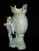 Anitque Art Nouveau German Bisque Boy Or Young Man Figurine Figural Vase Figurines photo 3