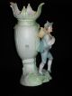 Anitque Art Nouveau German Bisque Boy Or Young Man Figurine Figural Vase Figurines photo 5