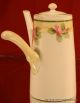 Nippon Single Serving Teapot Side Handle Gold Accents Black & Pink Roses Teapots & Tea Sets photo 2