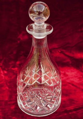 Early 19th Century Cut Crystal Decanter photo
