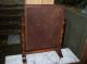 Excellent Antique Wood Table Mirror Vanity Dressing Spindle Legs Swing Mirror Mirrors photo 3