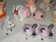 22 Figurines Porcelain Ceramic Handgemalt Japan Animals Children Pig Hallmarked Figurines photo 2