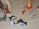 22 Figurines Porcelain Ceramic Handgemalt Japan Animals Children Pig Hallmarked Figurines photo 7