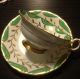Royal Chelsea Green/floral Design Tea Cup & Saucer (4005a) Cups & Saucers photo 1