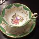 Royal Chelsea Green/floral Design Tea Cup & Saucer (4005a) Cups & Saucers photo 7