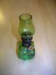 Vintage Miniature Colored Glass Gas Lanterns 4 Lamps photo 4