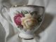 Tea Cup + Saucer Lady Sylvia Queen Anne Fine Bone China Holland Roses Pink White Cups & Saucers photo 4
