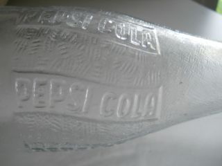 Old Clear Glass Pepsi Bottle Circa 1948 Pat 120277 9 - 3/4 