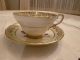 Stanley Bone China Teacup Violets,  Green And Gold Trim Cups & Saucers photo 3