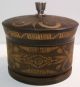 Vtg Crafted Mexico Folk Art Wood Box Handmade Carved Wood Jewelry Treasure Box Boxes photo 1