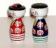 Japanese Asian Oriental Kokeshi Doll Cute Ceramic Salt & Pepper Shakers Salt & Pepper Shakers photo 1