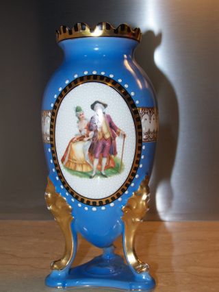 Antique Elegant Bavarian Or Austrian Vase By A Small Manufacturer photo