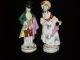 Antique German Porcelain Ernst Bohne Dresden Victorian Courting Couple Figurines Figurines photo 1