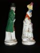 Antique German Porcelain Ernst Bohne Dresden Victorian Courting Couple Figurines Figurines photo 6